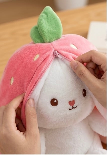 Pink Bunny Plush Toy - Cute & Versatile Stuffed doll with bunny